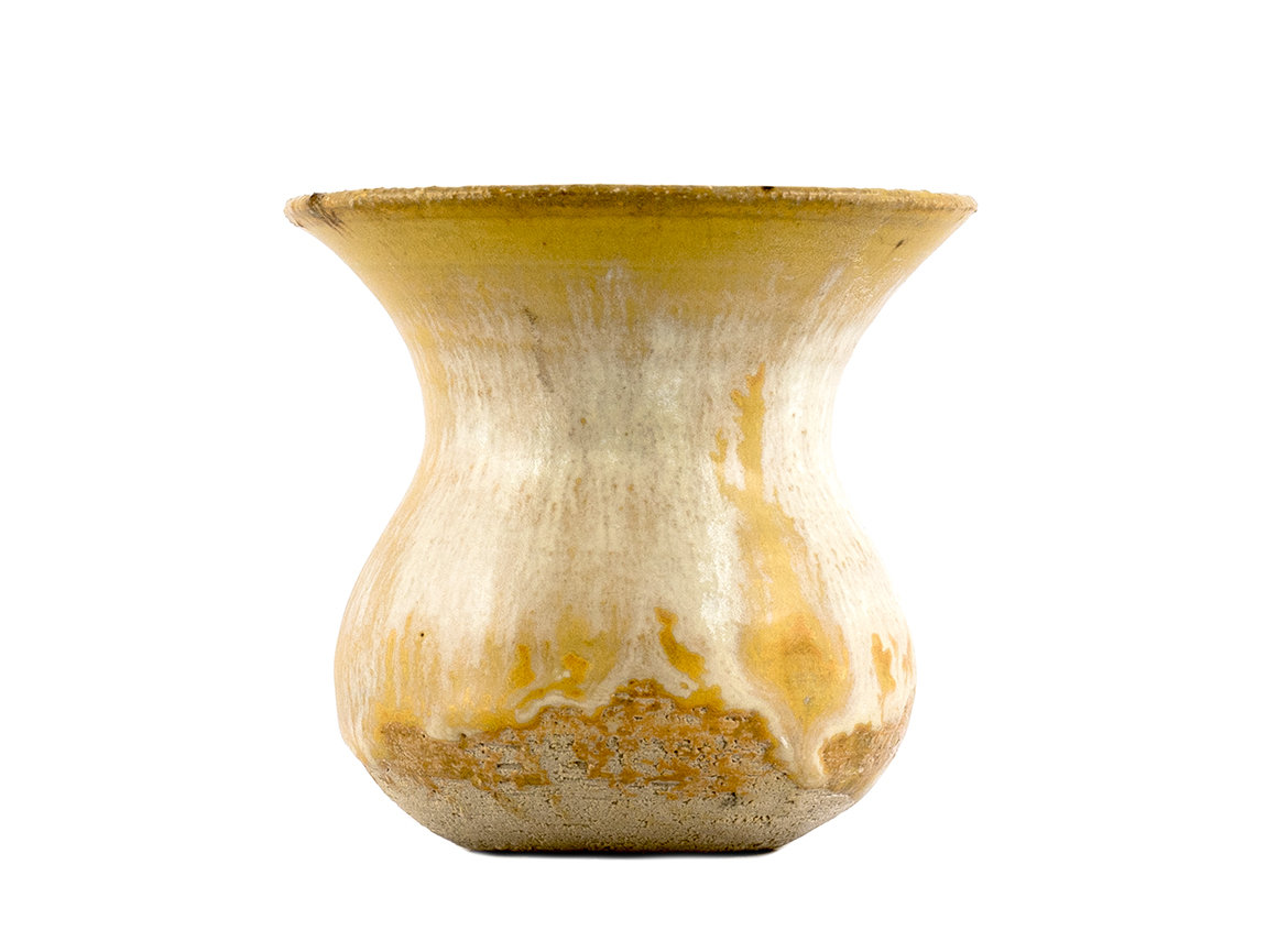 Vessel for mate (kalabas) # 36706, ceramic