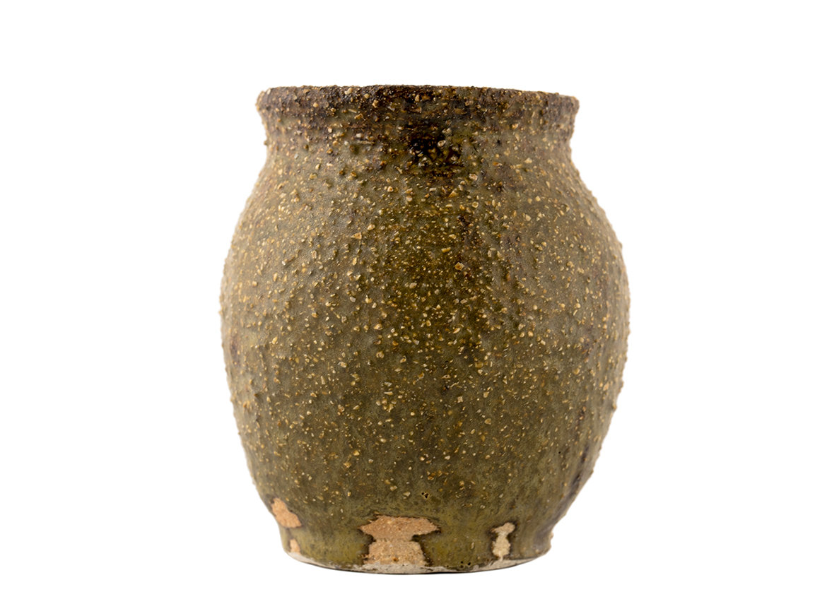 Vessel for mate (kalabas) # 36818, ceramic