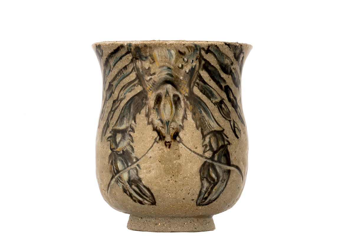 Cup # 37034, wood firing/ceramic/hand painting, 88 ml.