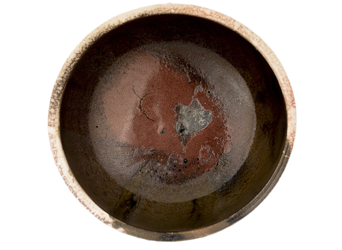 Cup  (Chavan) # 37065, wood firing/ceramic/hand painting, 254 ml.