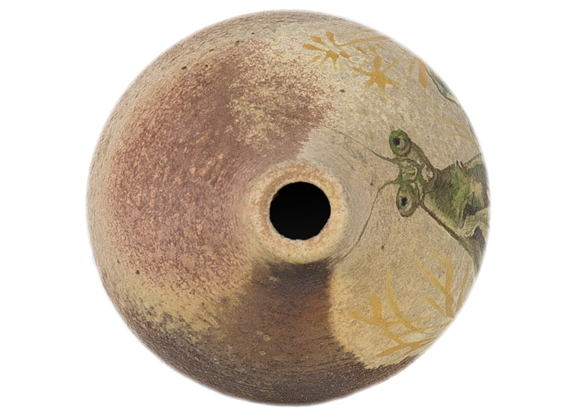 Vase # 37080, wood firing/ceramic/hand painting