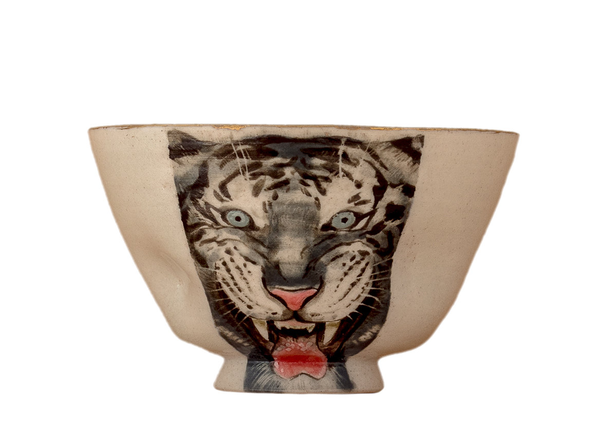Cup # 37837, ceramic/hand painting, 95 ml.