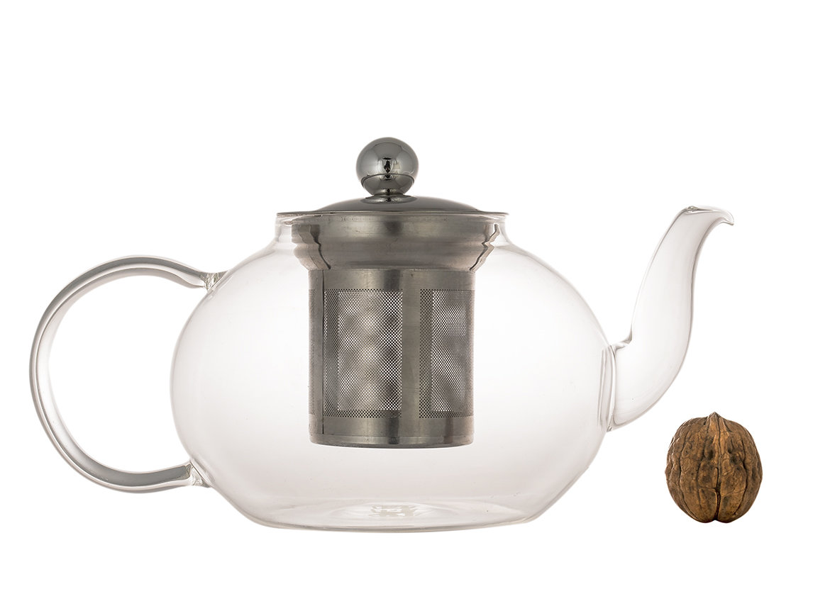 Teapot #38281, refractory glass, 1100 ml.