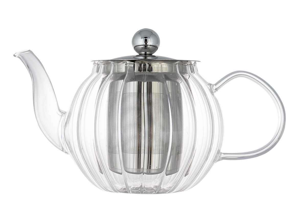 Teapot #38286, fireproof glass, 650 ml.