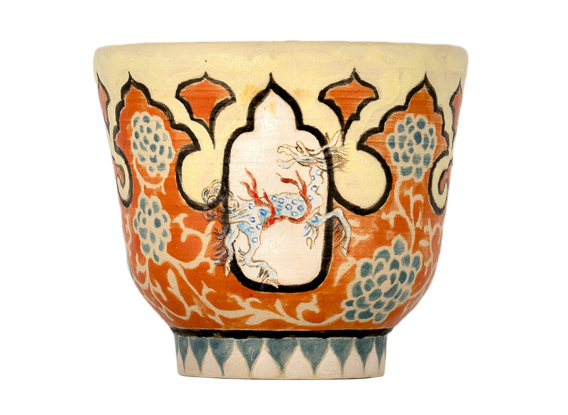 Cup # 38340, ceramic/hand painting, 100 ml.