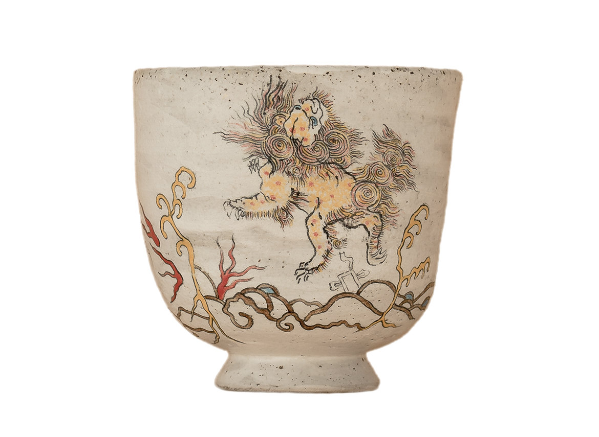 Cup # 38348, ceramic/hand painting, 111 ml.