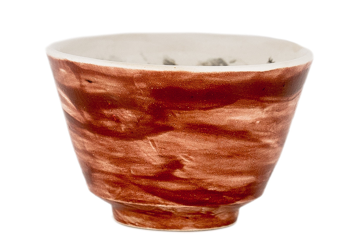 Cup # 38350, ceramic/hand painting, 60 ml.