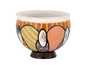 Cup # 38356, ceramic/hand painting, 130 ml.