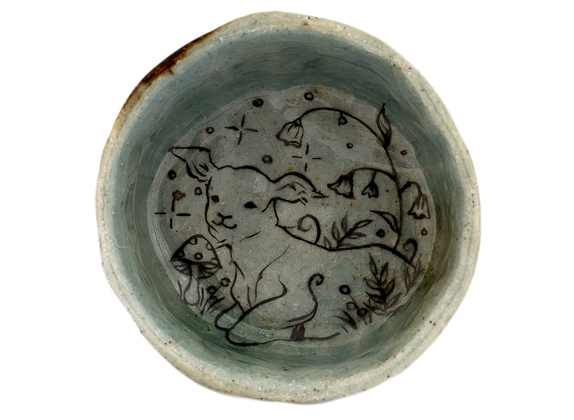 Cup # 38717, ceramic/hand painting, 59 ml.