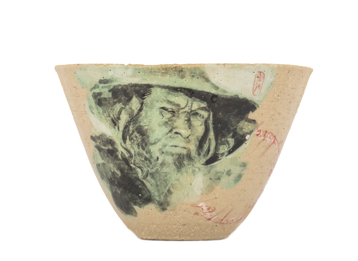 Cup # 38734, ceramic/hand painting, 156 ml.
