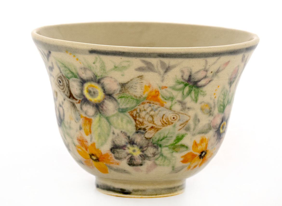 Cup # 39466, ceramic/hand painting, 60 ml.
