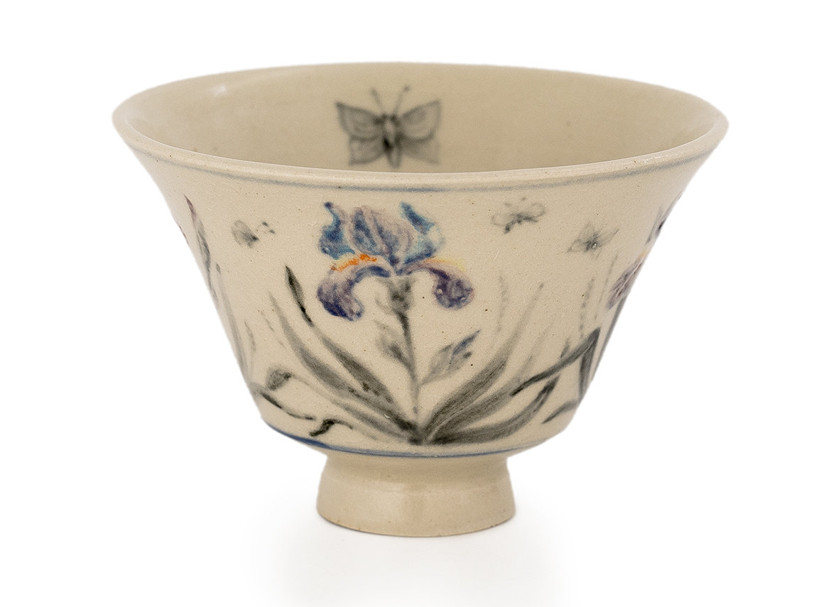 Cup # 39472, ceramic/hand painting, 60 ml.