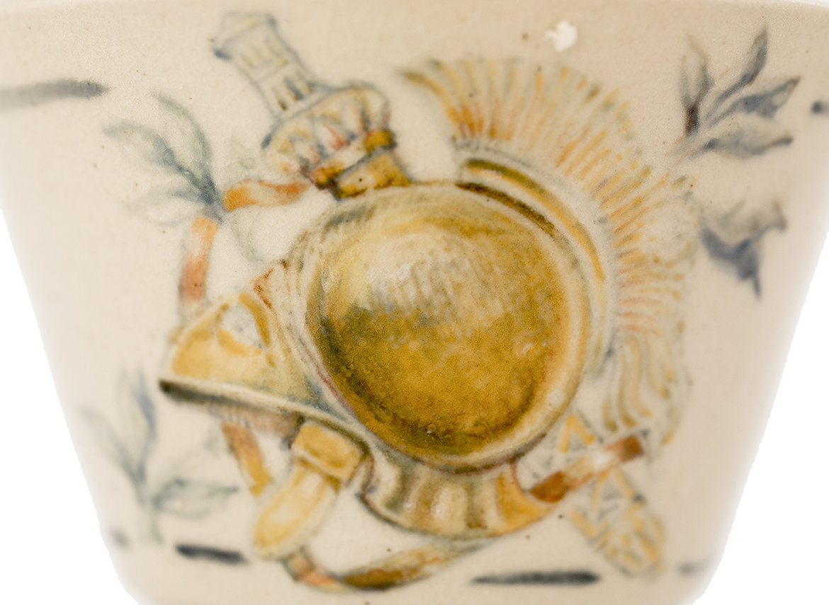 Cup # 39473, ceramic/hand painting, 70 ml.