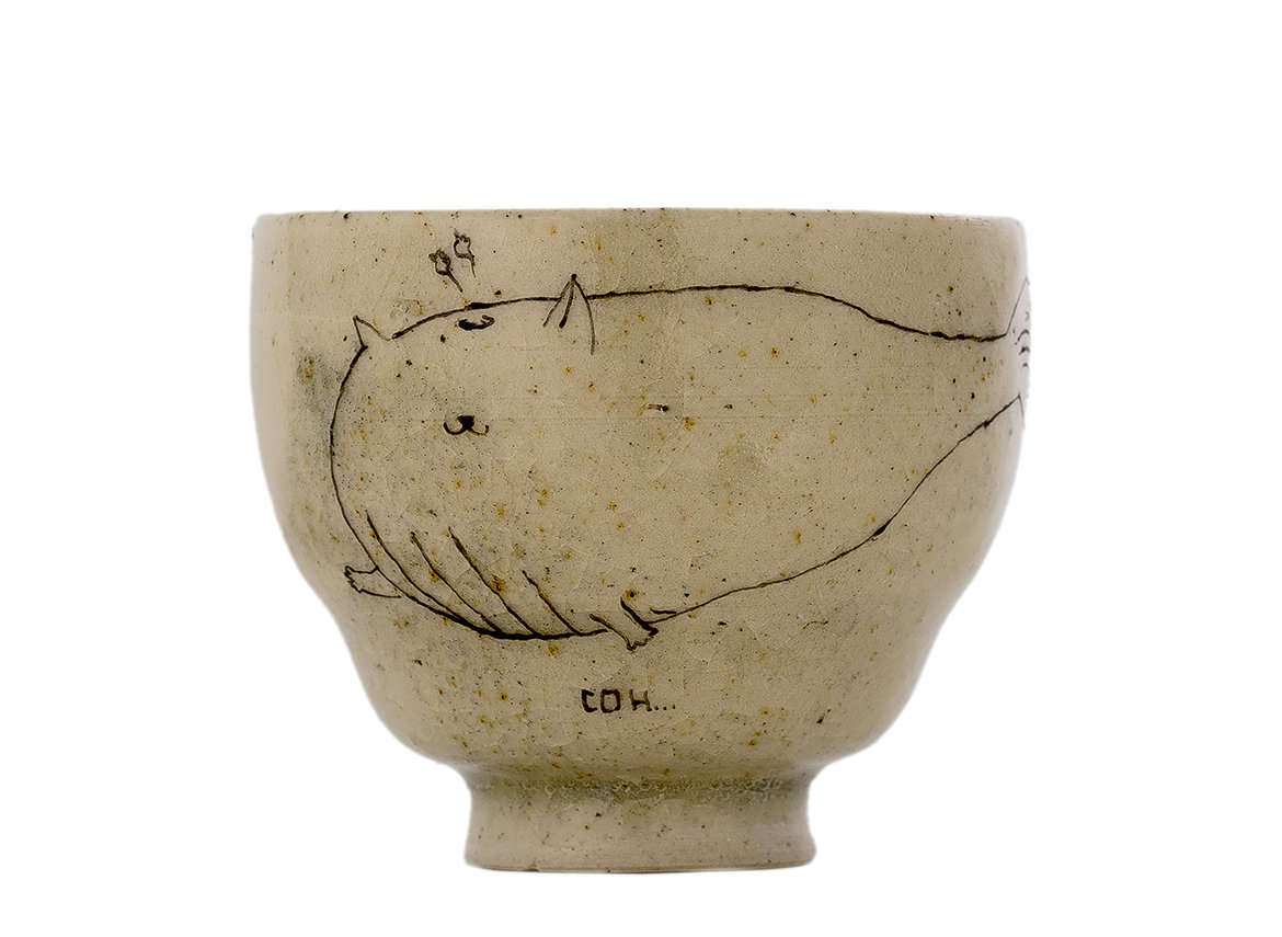 Cup # 40333, ceramic/hand painting, 83 ml.