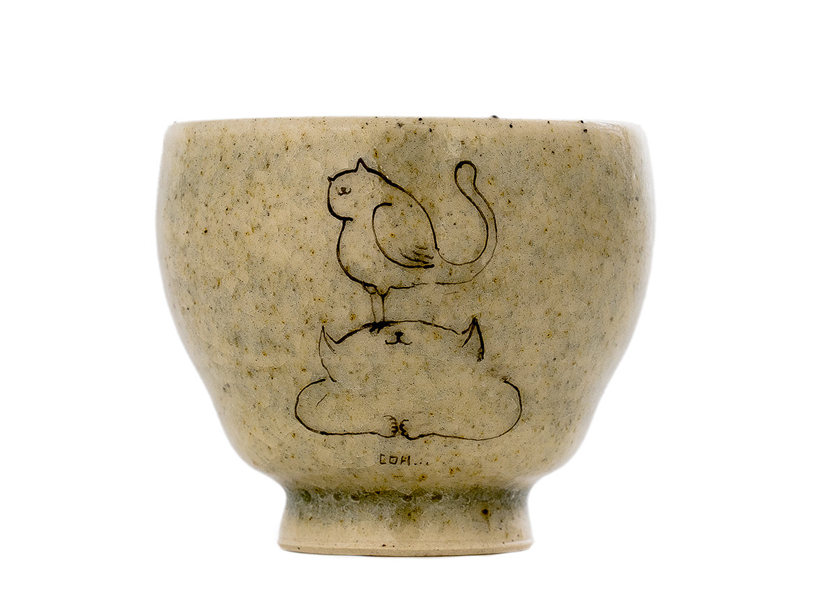 Cup # 40349, ceramic/hand painting, 90 ml.