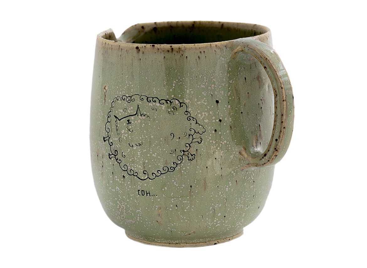 Гундаобэй (чахай) # 40361, керамика/ручная роспись, 286 мл.