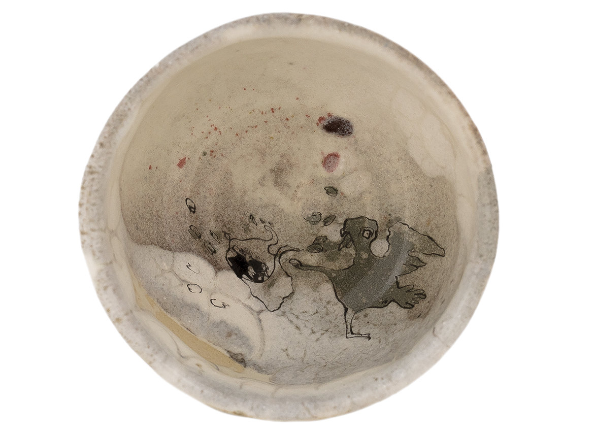 Cup # 40381, ceramic/hand painting, 89 ml.