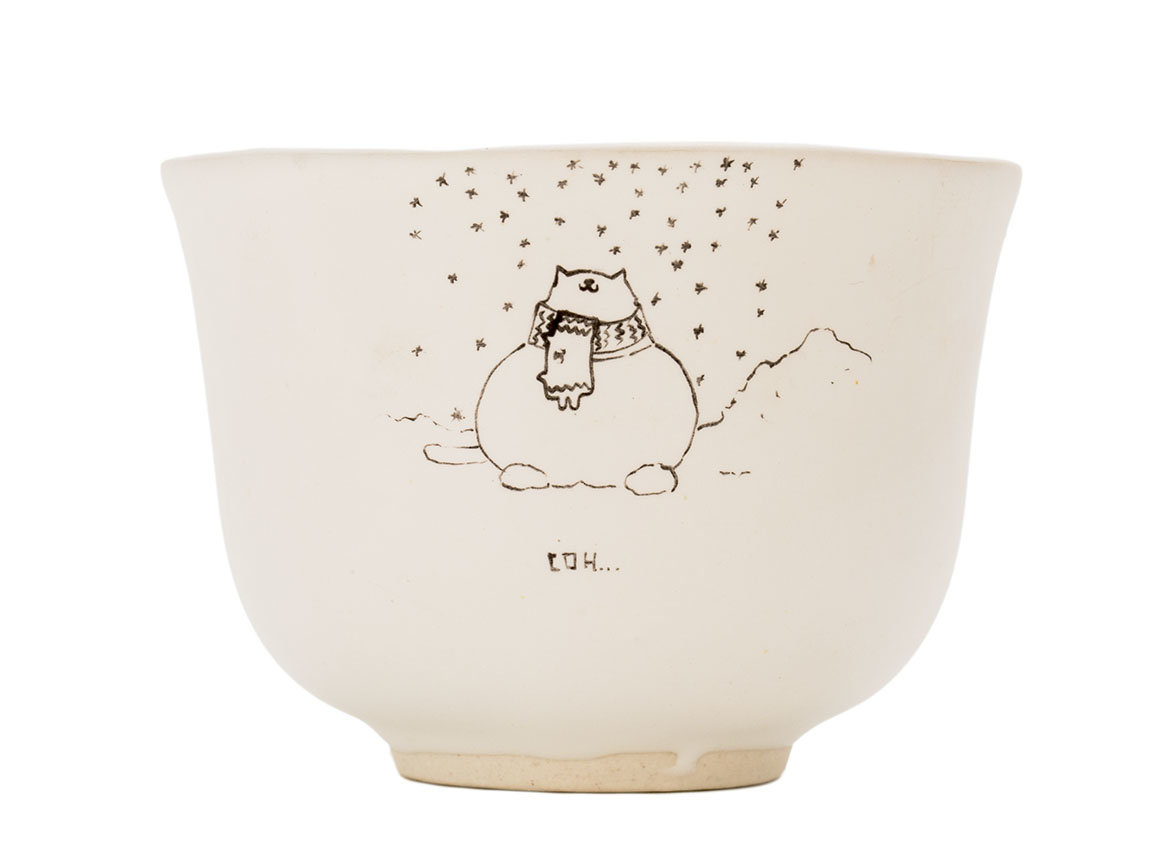 Cup # 40443, ceramic/hand painting, 160 ml.