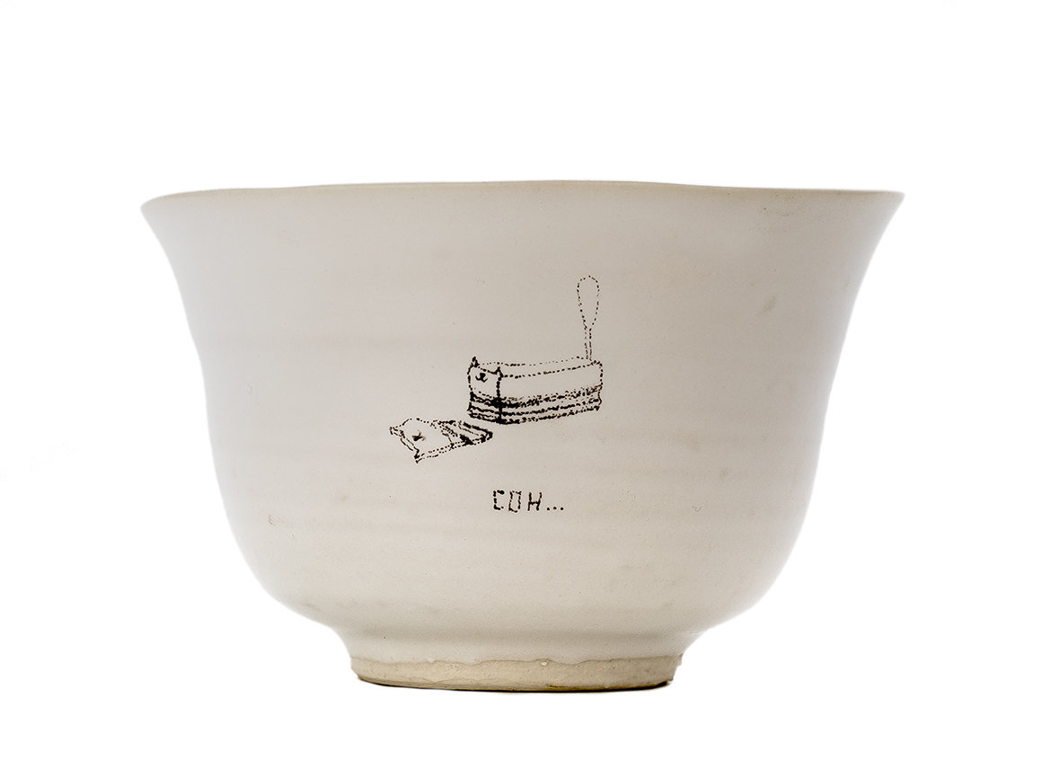 Cup # 40451, ceramic/hand painting, 198 ml.