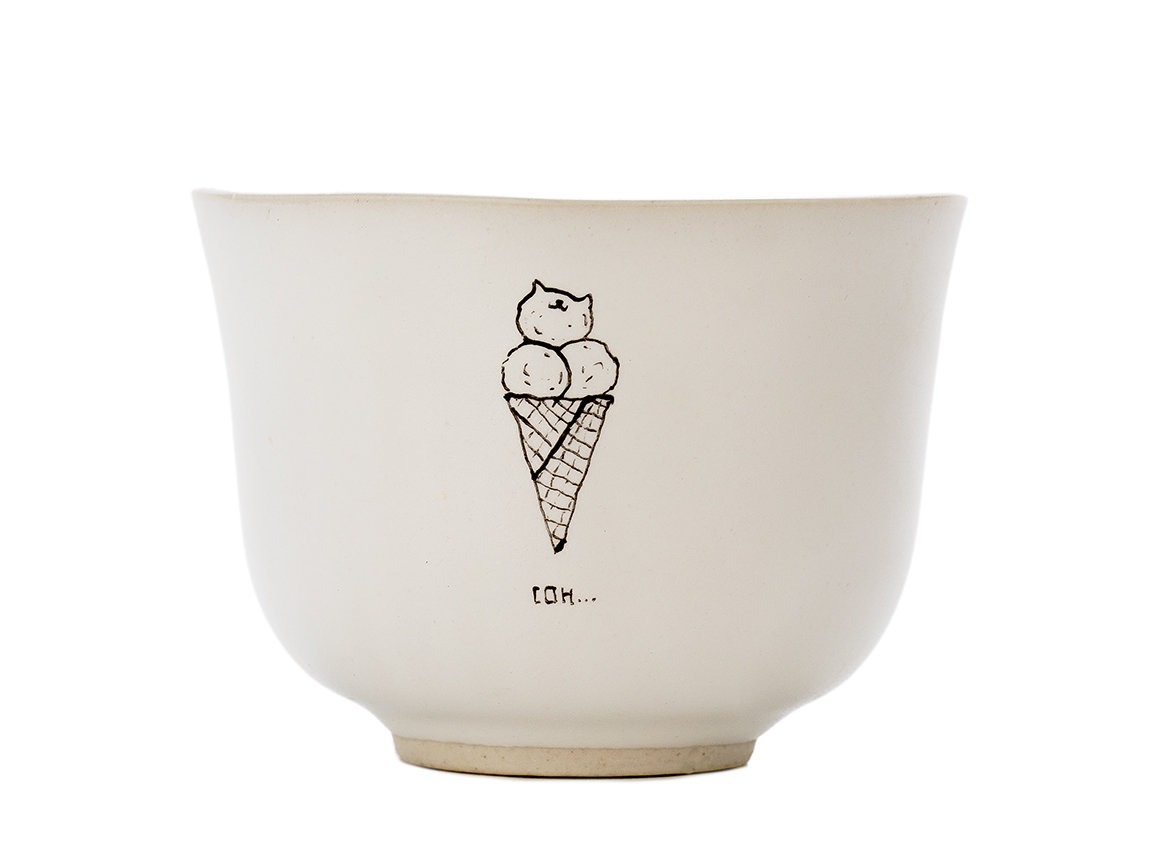 Cup # 40453, ceramic/hand painting, 194 ml.