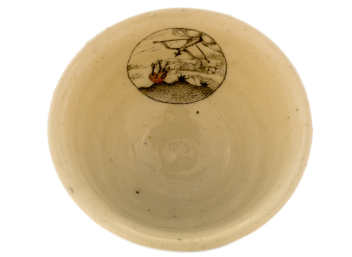 Cup # 40961, ceramic/hand painting, 82 ml.