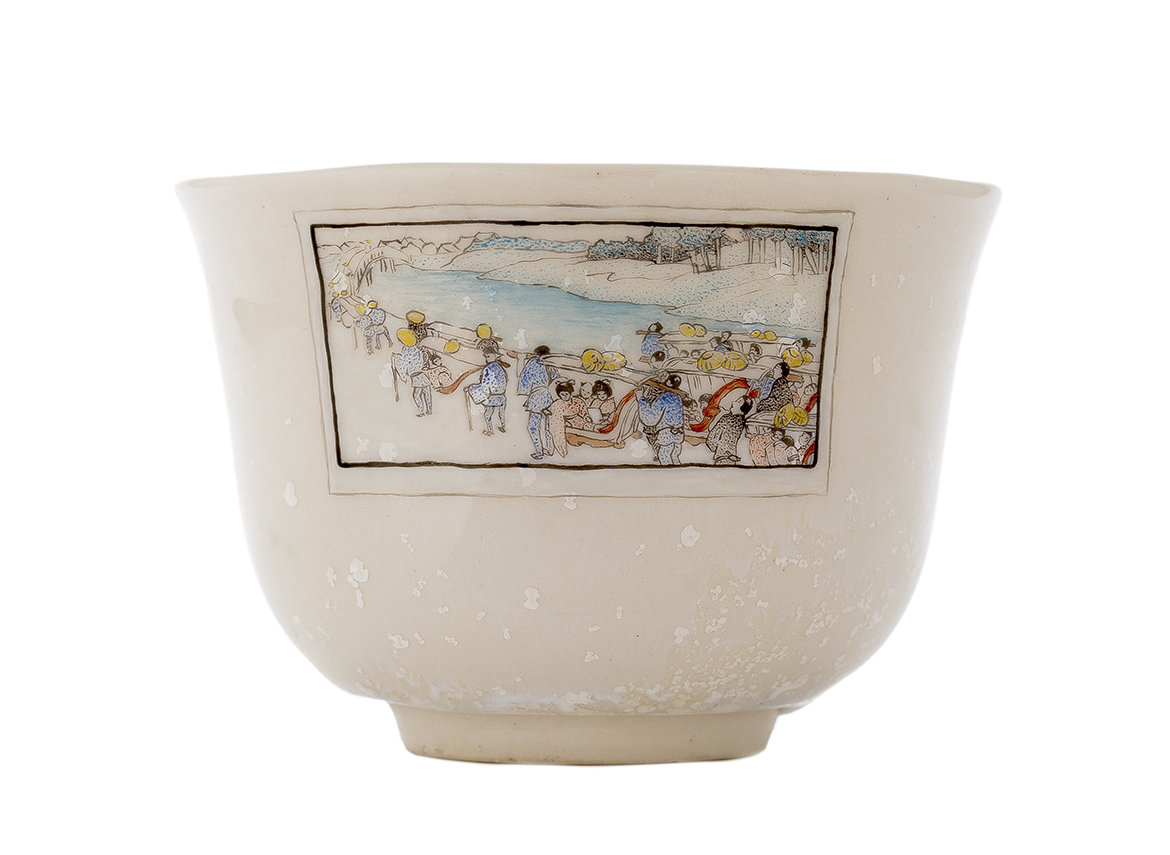 Cup # 40967, ceramic/hand painting, 188 ml.