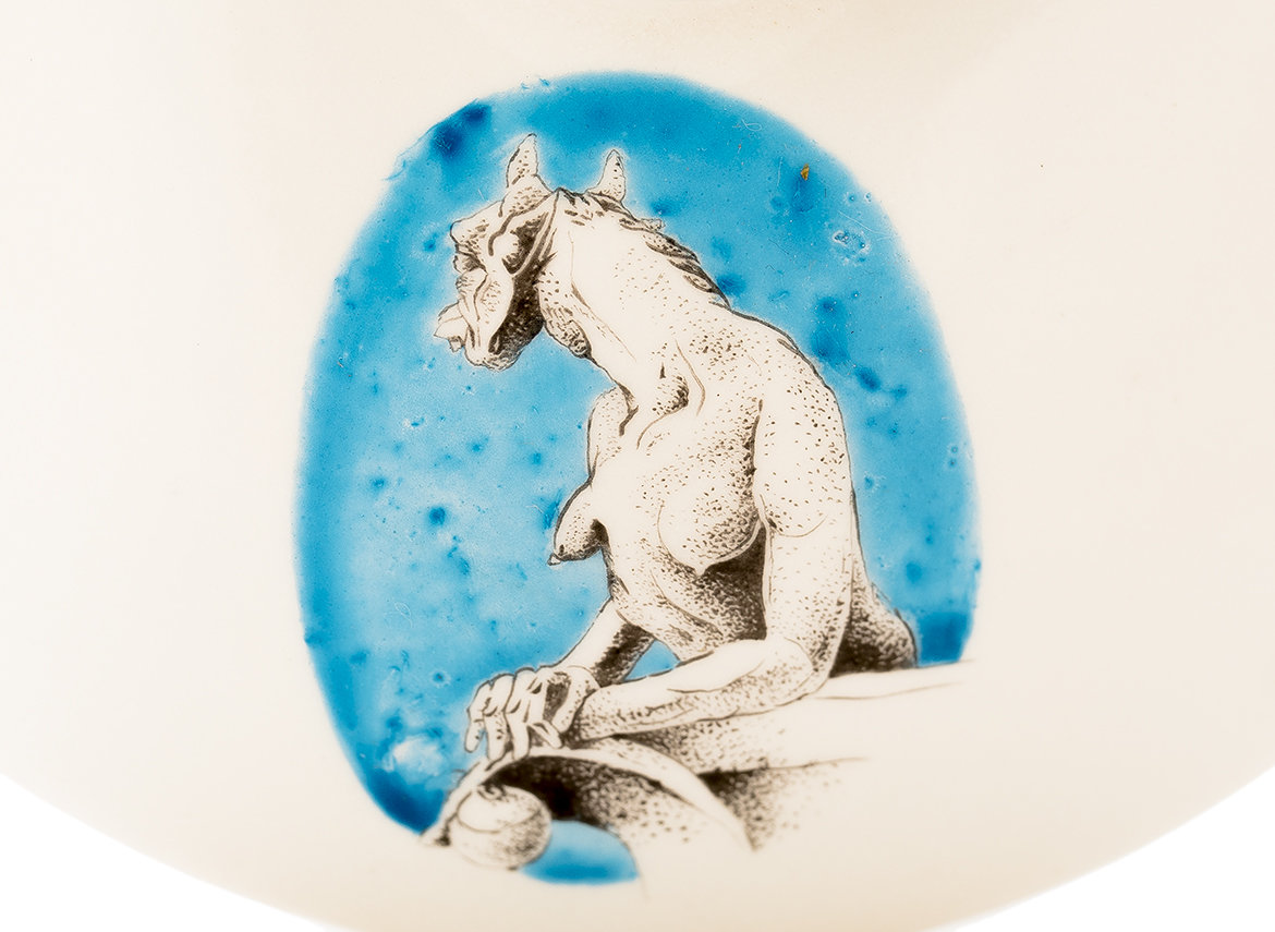 Gaiwan # 40993, ceramic/hand painting, 216 ml.