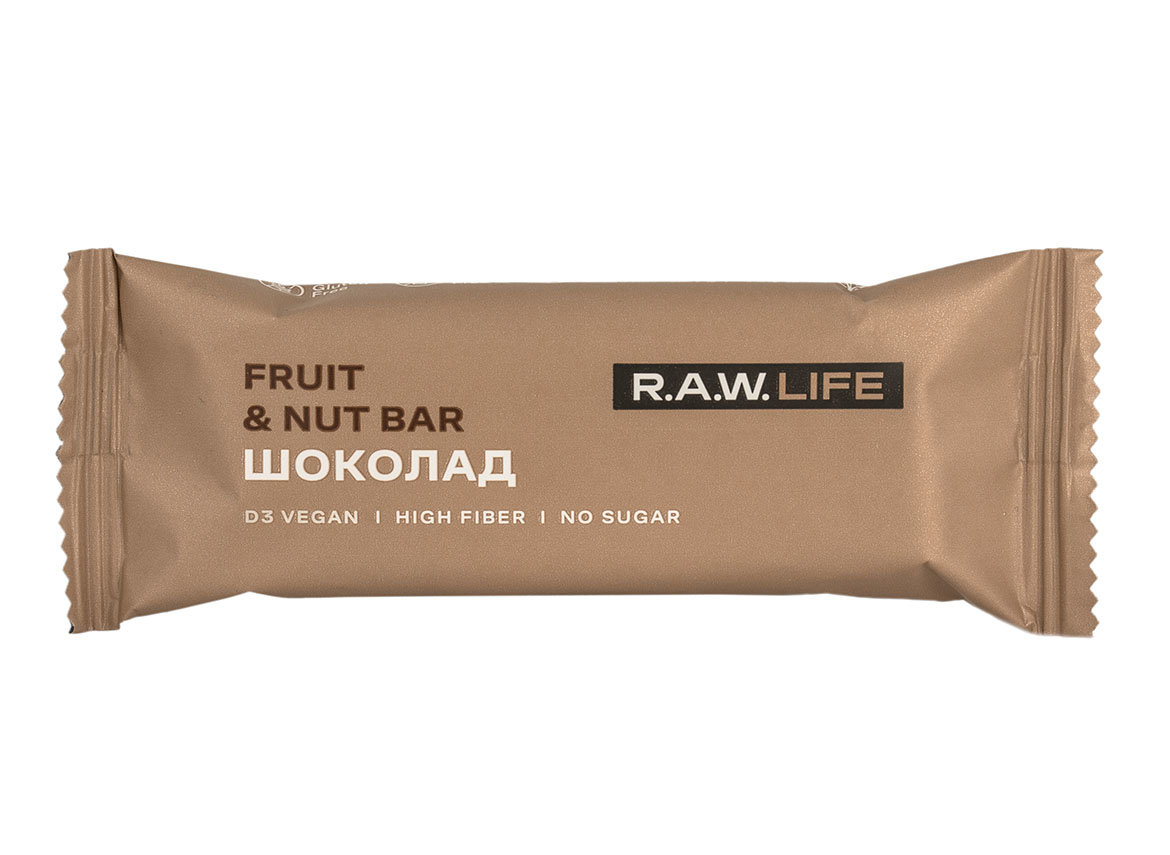 R.A.W. LIFE Nut and fruit bar "Chocolate"