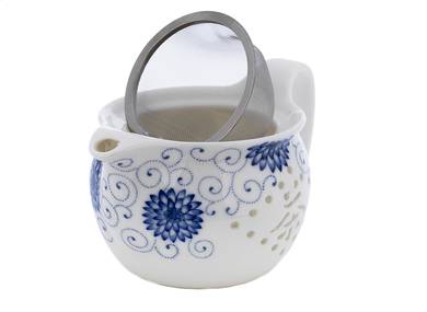 Set fot tea ceremony (7 items) # 41450, porcelain: teapot 350 ml, six cups 60 ml.
