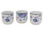 Set fot tea ceremony (7 items) # 41456, porcelain: Teapot 342 ml, six cup 113ml.