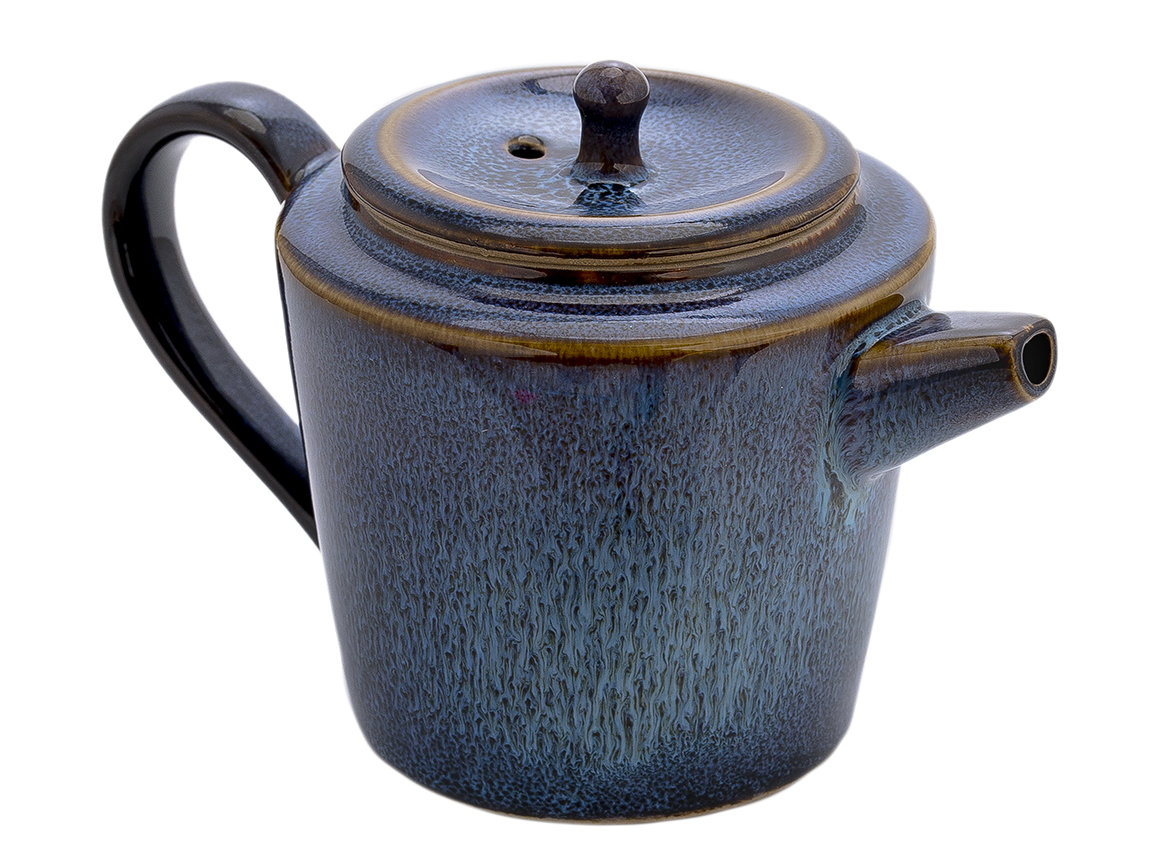 Набор посуды для чайной церемонии из 9 предметов # 41471, фарфор: Чайник 245 мл, гундаобэй 170 мл, сито, 6 пиал по 40 мл.