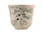 Cup handmade Moychay # 41551, ceramic/hand painting, 'Rabbit and creation', 205 ml.