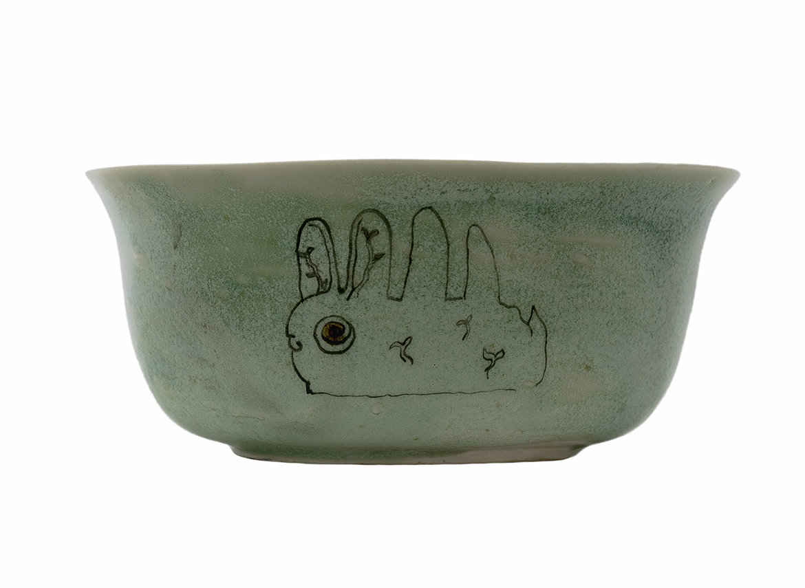 Cup handmade Moychay # 41644, ceramic/hand painting, 202 ml.