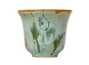 Cup handmade Moychay # 41656, ceramic/hand painting, 219 ml.