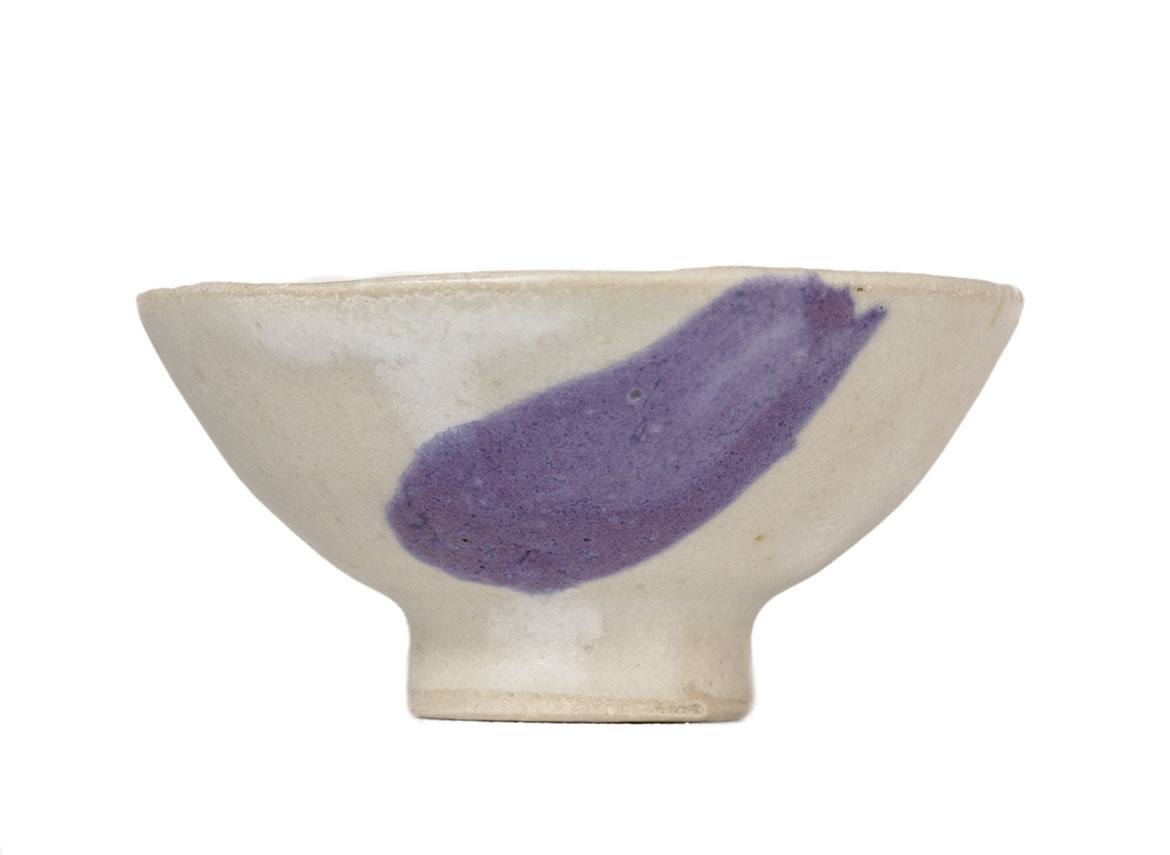Cup handmade Moychay # 41659, ceramic/hand painting, 'Soft power', 33 ml.