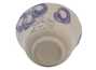 Пиала ручная работа Мойчай # 41661, керамика/ручная роспись, "Фиолетовые сны", 57 мл.