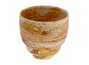 Cup handmade Moychay # 41672, ceramic/hand painting, 'don't take a step back', 140 ml.