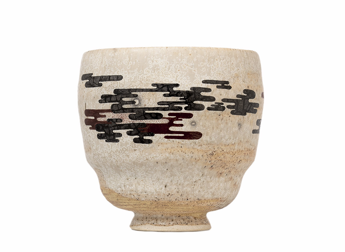 Cup handmade Moychay # 41685, ceramic/hand painting, 163 ml.