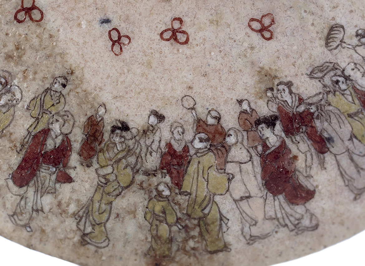 Гайвань ручная работа Мойчай # 41726, керамика/ручная роспись, "Собрание", 117 мл.