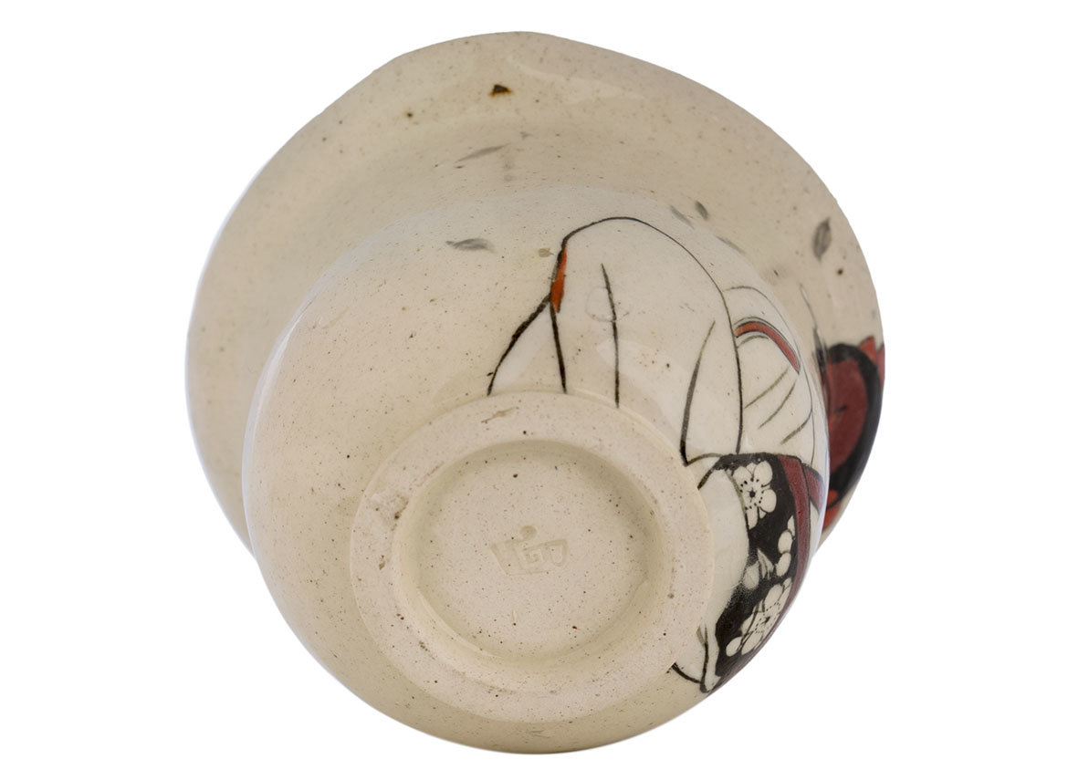 Гайвань ручная работа Мойчай # 41729, керамика/ручная роспись, "Дама", 170 мл.