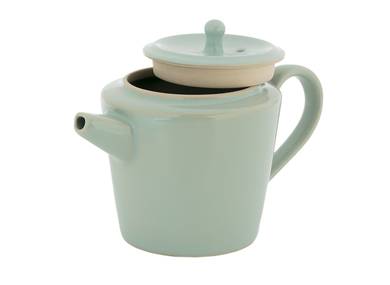 Набор посуды для чайной церемонии из 9 предметов # 41994, фарфор: чайник 200 мл, гундаобэй 200 мл, сито, 6 пиал по 58 мл.