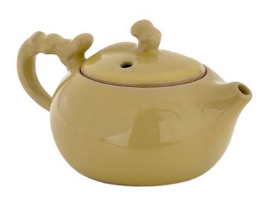 Набор посуды для чайной церемонии из 9 предметов # 41996, фарфор: чайник 200 мл, гундаобэй 200 мл, сито, 6 пиал по 65 мл.