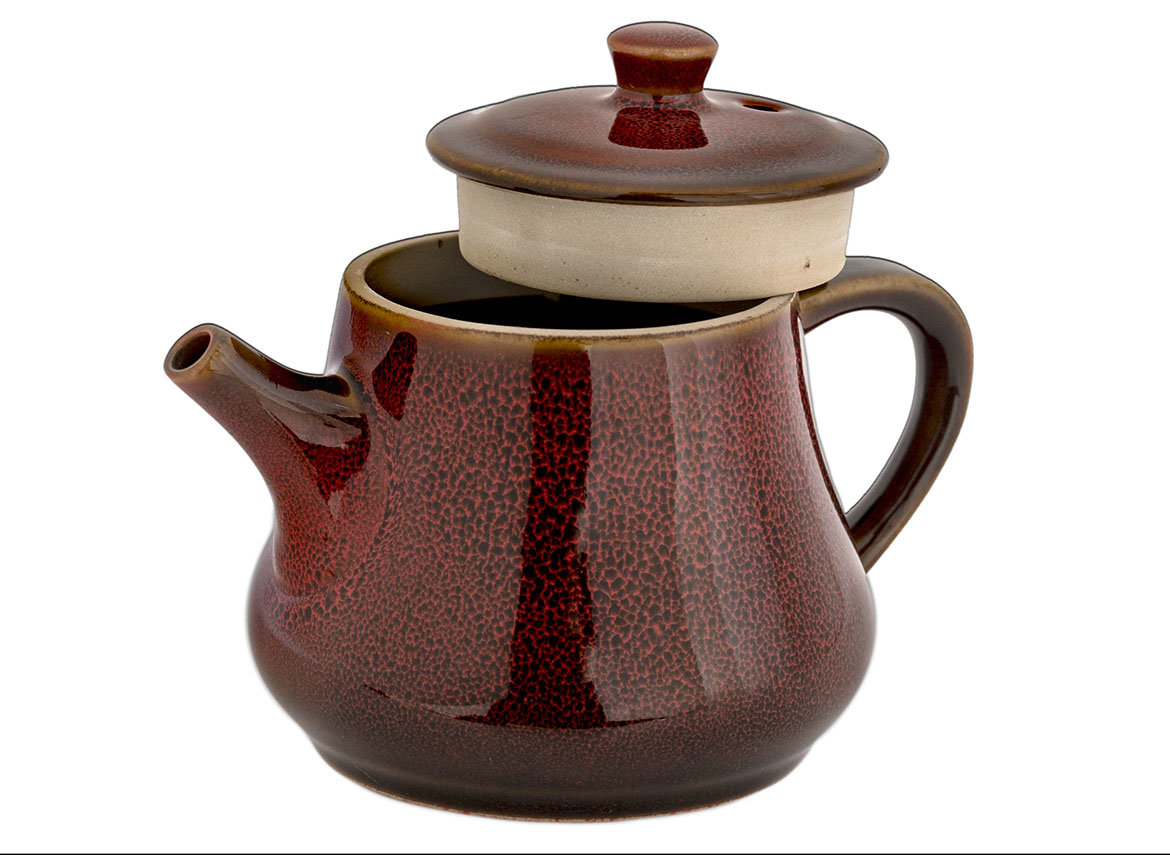 Набор посуды для чайной церемонии из 9 предметов # 42007, фарфор: чайник 200 мл, гундаобэй 200 мл, сито, 6 пиал по 58 мл.
