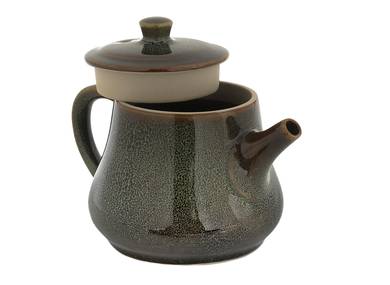 Set for tea ceremony (9 items) # 42008, porcelain: teapot 200 ml, gundaobey 200 ml, teamesh, six cups 58 ml.