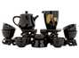 Набор посуды для чайной церемонии из 9 предметов # 42010 фарфор: чайник 200 мл гундаобэй 200 мл сито 6 пиал по 58 мл