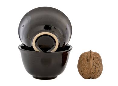 Set for tea ceremony (9 items) # 42013, porcelain: teapot 190 ml, gundaobey 200 ml, teamesh, six cups 60 ml.