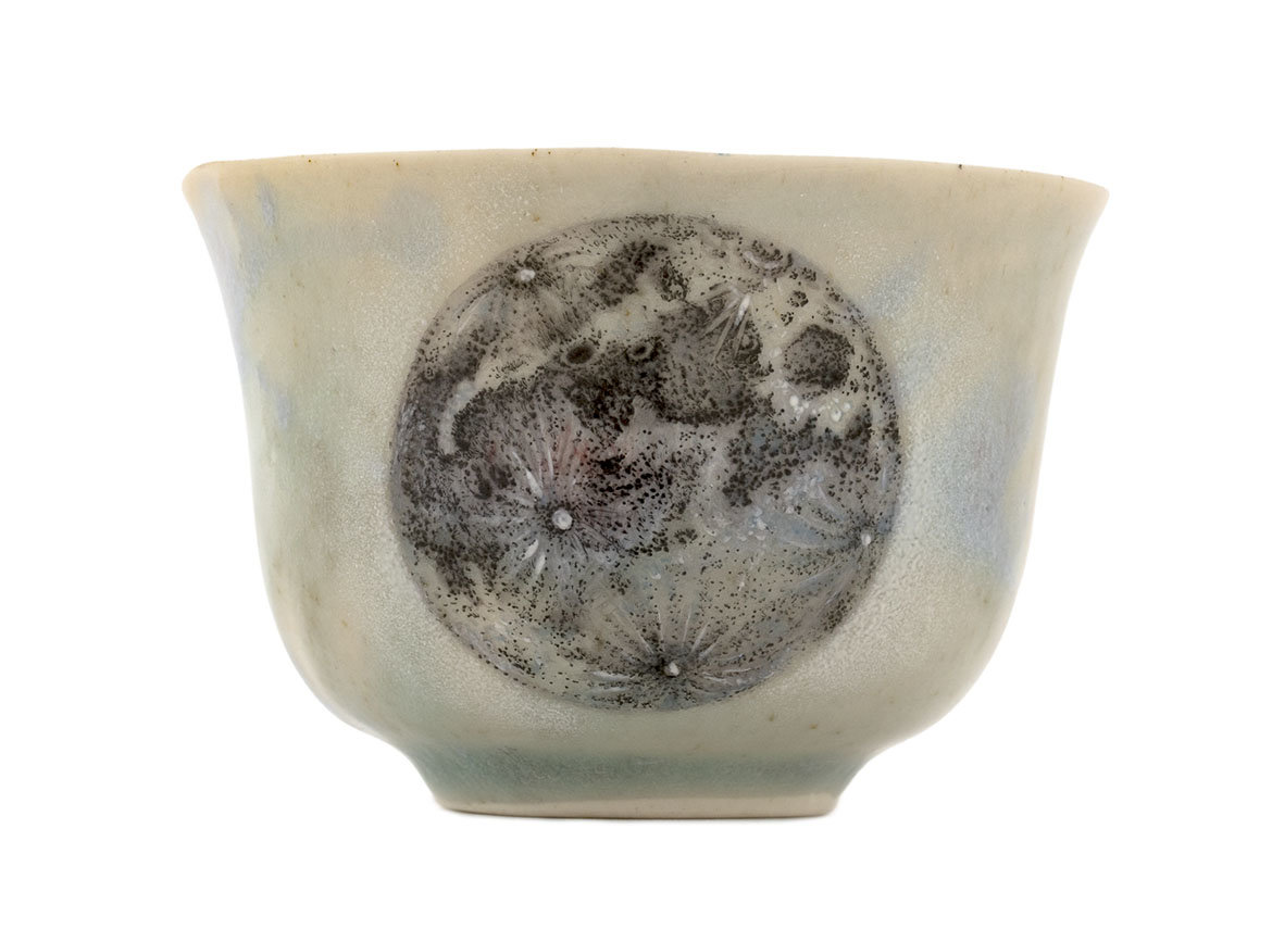 Cup handmade Moychay # 42050, Artistic image 'Moon', ceramic/hand painting, 173 ml.