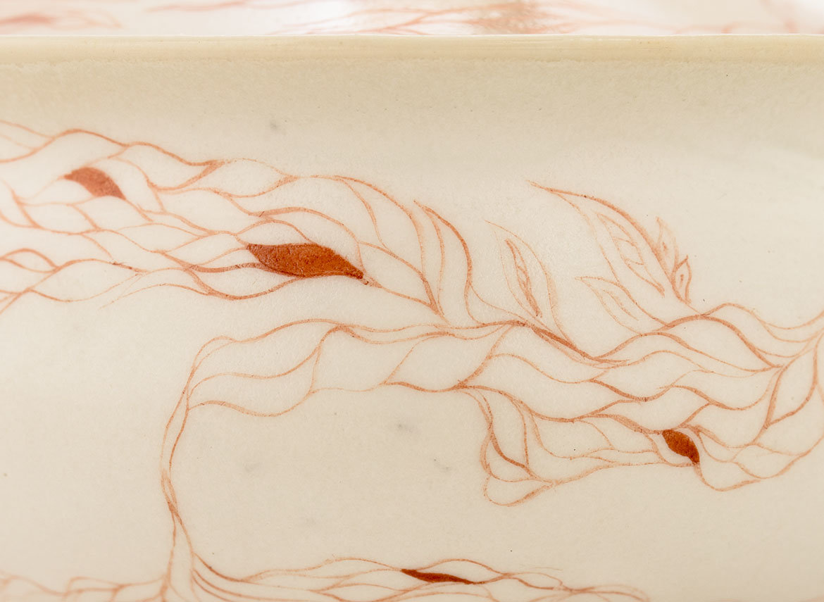 Гайвань ручная работа Мойчай # 42087, Художественный образ "Прорастающий летний ветер", керамика/ручная роспись, 115 мл.
