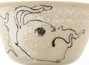 Пиала ручная работа Мойчай # 42268, "Салочки 26", серия "Солнечные зайчики", керамика/ручная роспись, 47 мл.