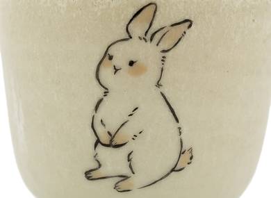 Пиала ручная работа Мойчай # 42286 Художественный образ "Кролик"